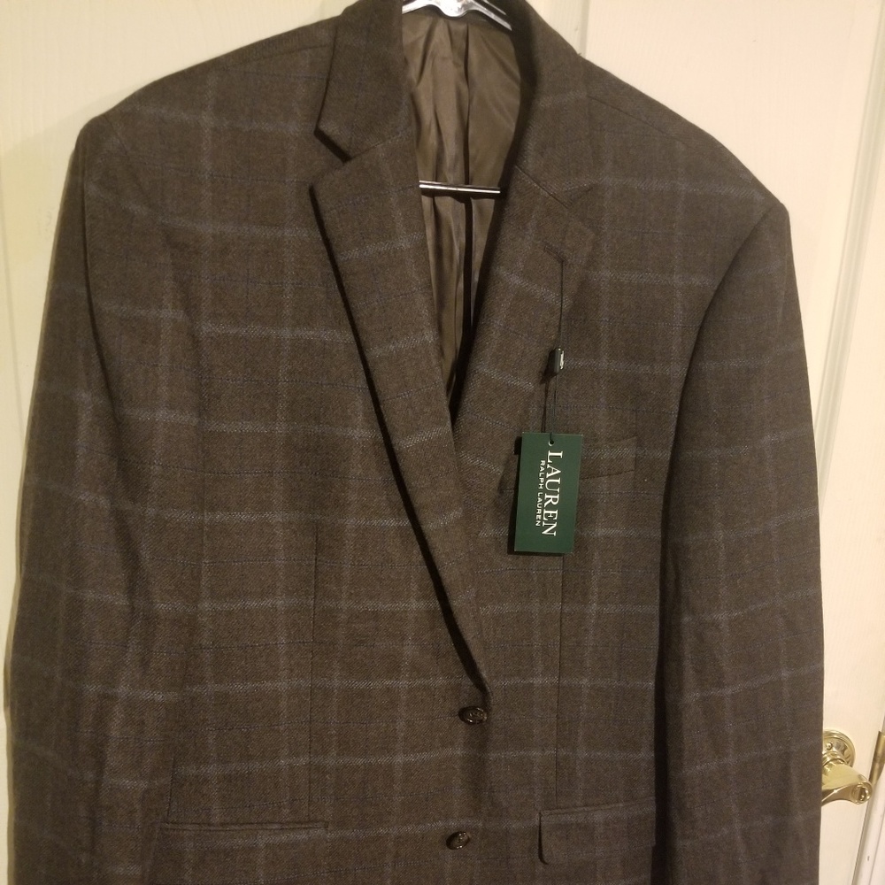 Ralph Lauren Classic-Fit 100% Wool Sport Coat NWT